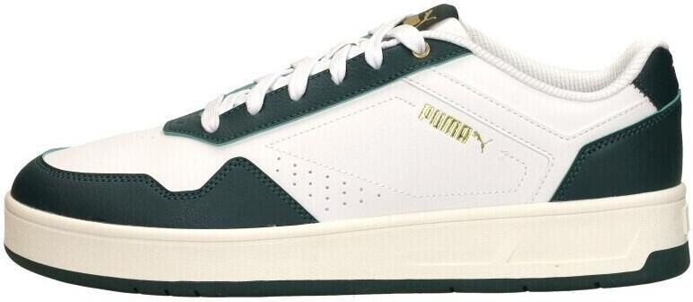 PUMA Schuhe Low Court Classi White-Dark Myrtle- Gold - Foto 4