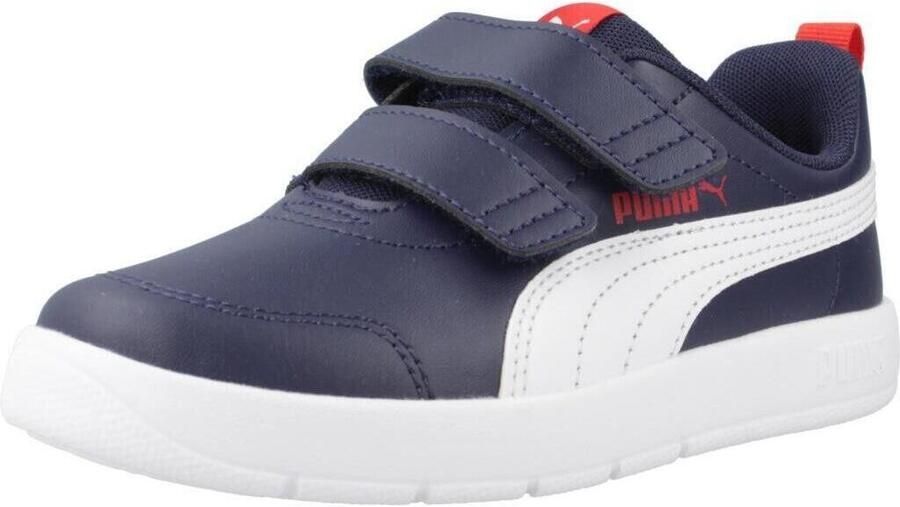 Puma Courtflex V3 sneakers donkerblauw wit - Foto 5