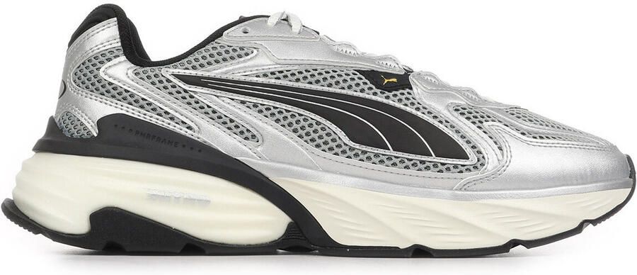 Puma Fade Nitro Ls Sneakers Heren Zilver Mesh Synthetisch - Foto 5