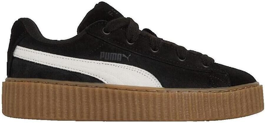 PUMA Rihanna Fenty Creeper Phatty Zwart Wit Suede Sneakers Dames