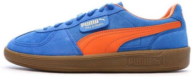 Puma Palermo | blauwe suède sneakers Blauw Suede Lage sneakers Unisex - Foto 4