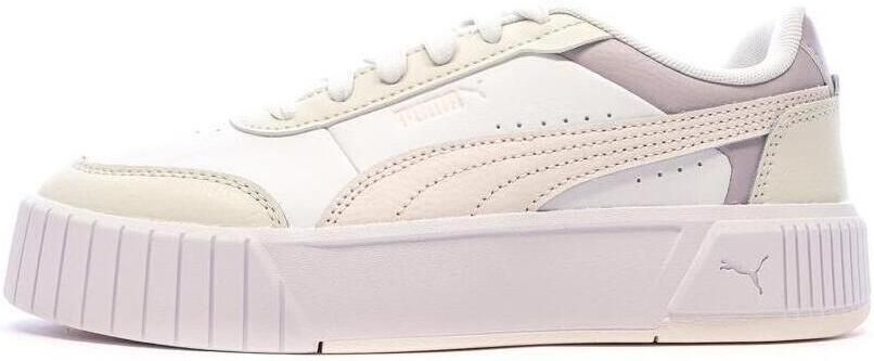 Puma Carina Mia Jr sneakers wit lichtroze lichtgeel - Foto 4