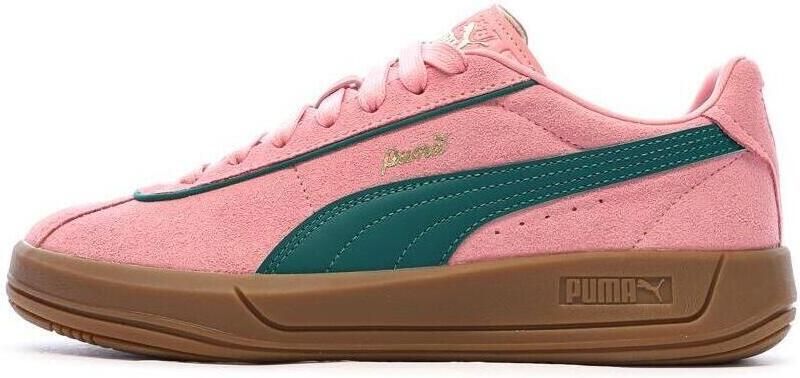 PUMA Club Klassika SD Sneakers Pinkscape-Wild Green- Gold
