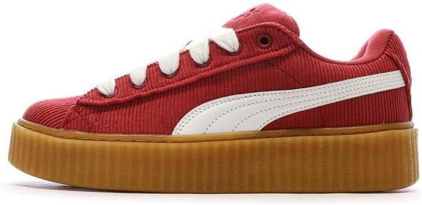 PUMA Fenty Rihanna Creeper Phatty Corduroy Club Red Warm White Sneakers Unisex - Foto 2