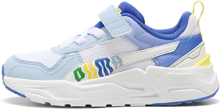 PUMA Trinity 2 LT Come On kinder sneakers wit blauw - Foto 2