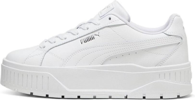 Puma Dames Leren Sneakers met SoftFoam+ Demping White Dames - Foto 9
