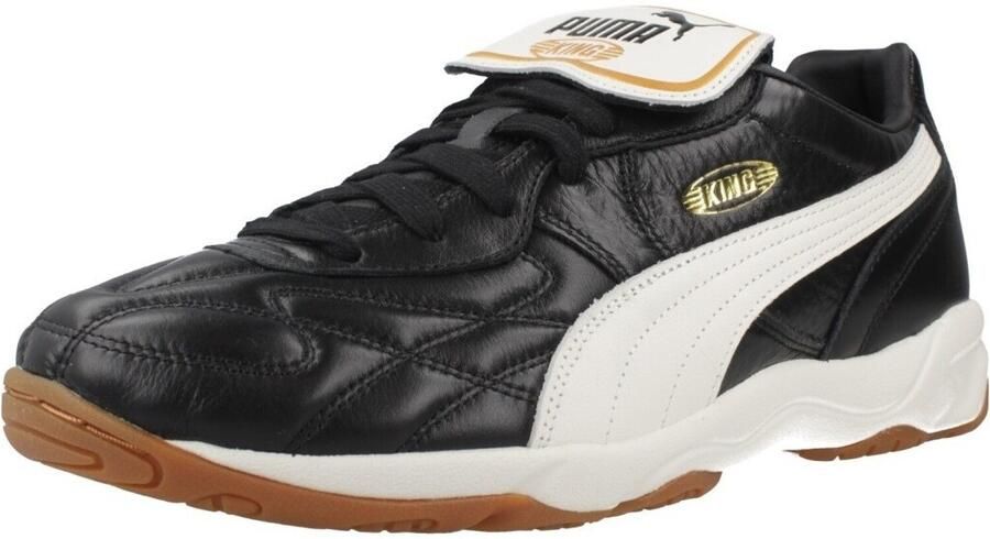 Puma King Indoor Heren Schoenen Zwart Maat: 40 Leer Foot Locker - Foto 4