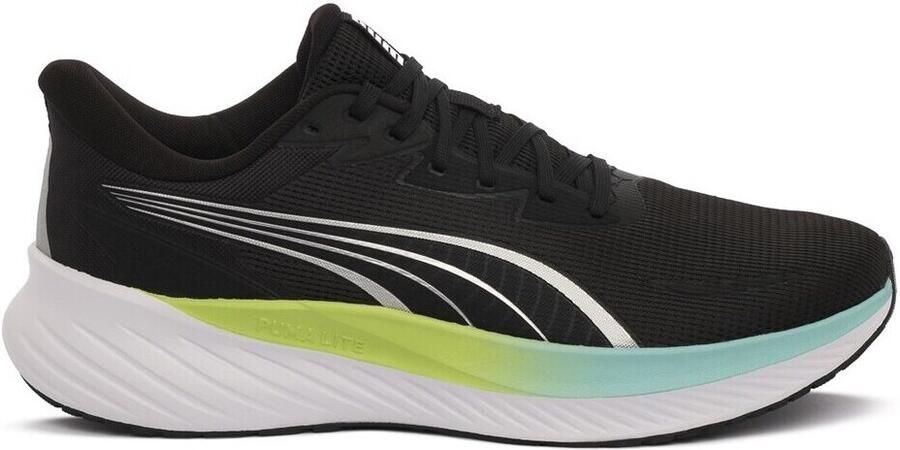 PUMA Pounce Lite 2 Heren Hardloopschoenen Black-Intense Mint-SunnyLime - Foto 2