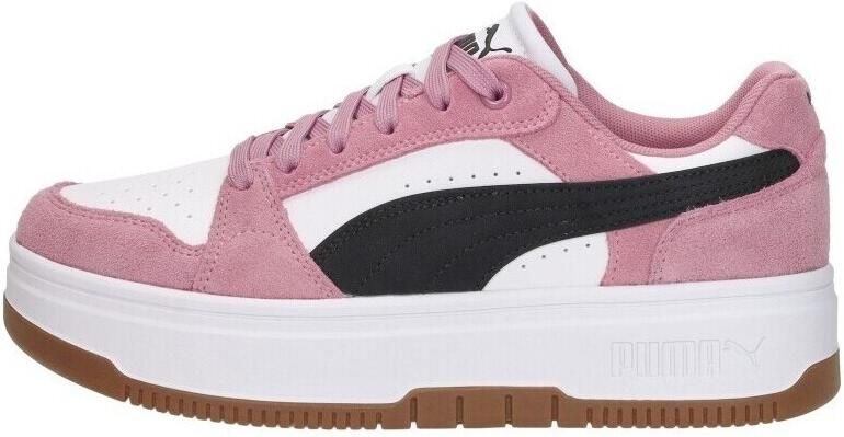 PUMA Rebound Femme Low SD Dames Sneakers White- Black-Poised Pink - Foto 4