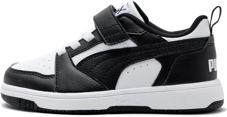 Puma Rebound v6 Low sneakers wit zwart Imitatieleer Meerkleurig 31 - Foto 10