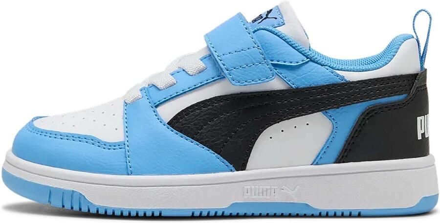 PUMA Rebound V6 Lo AC+ PS Unisex Sneakers Team Light Blue- Black- White - Foto 2