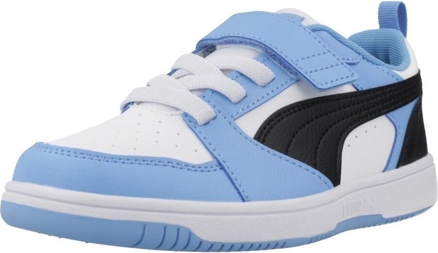 PUMA Rebound V6 Lo AC+ PS Unisex Sneakers Team Light Blue- Black- White - Foto 3