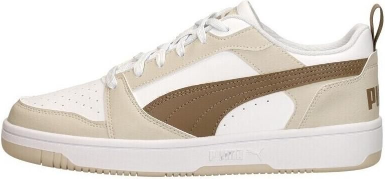 PUMA Rebound v6 Low Unisex Sneakers White-Totally Taupe-Alpine Snow - Foto 5