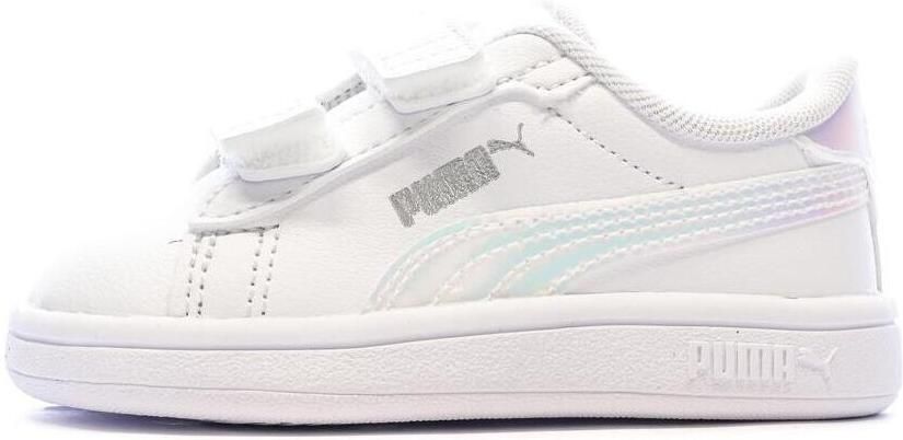 Puma Smash 3.0 Holo 2.0 V sneakers wit lila zilver - Foto 4