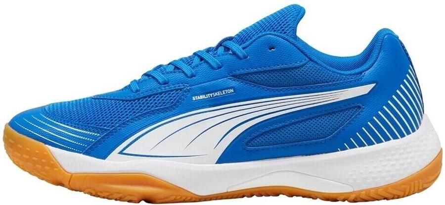 Puma Solarflash III senior zaalvoetbalschoenen kobaltblauw wit - Foto 3