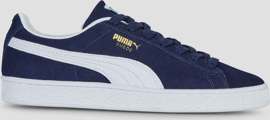 PUMA Schuhe Low Suede Classi Navy- White - Foto 3