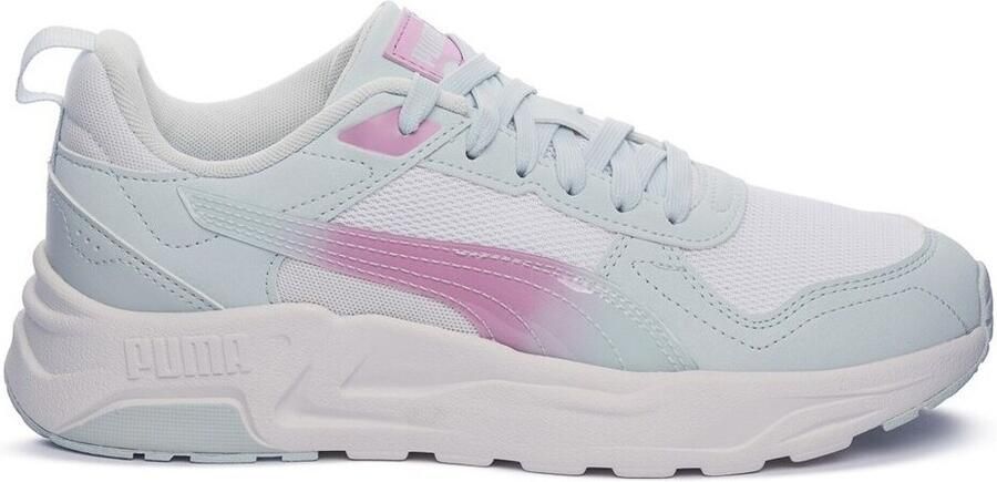 Puma Trinity mesh sneakers wit aqua - Foto 4
