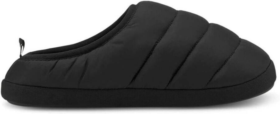 Puma Comfortabele Pluche Pantoffels Black Unisex