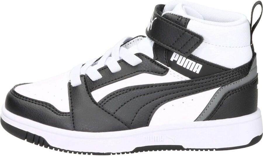 Puma Rebound V6 Mid sneakers wit zwart Imitatieleer Meerkleurig 32 5 - Foto 15