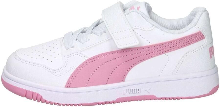 PUMA Kinder Schuhe Low Reb-L AC+ PS 398995 White-Mauved Out-Magenta Gleam - Foto 4