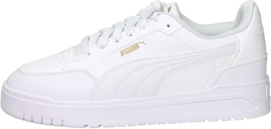 PUMA Shuffle Downtown Unisex Sneakers White- Gold - Foto 5