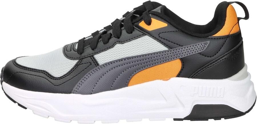 Puma Trinity 2 LT mesh sneakers lichtgrijs oranje - Foto 10