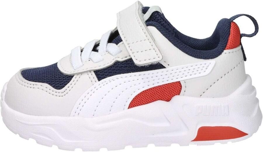 Puma Trinity 2 LT imitatieleren sneakers wit donkerblauw - Foto 6