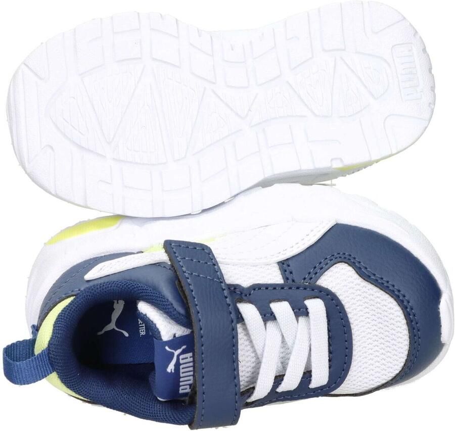 Puma Trinity 2 LT imitatieleren sneakers wit donkerblauw - Foto 5