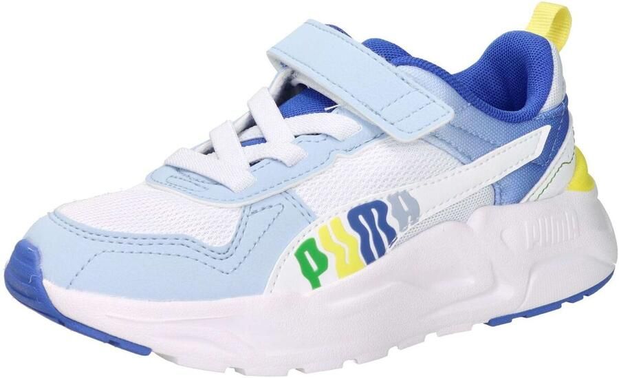 PUMA Trinity 2 LT Come On kinder sneakers wit blauw - Foto 3
