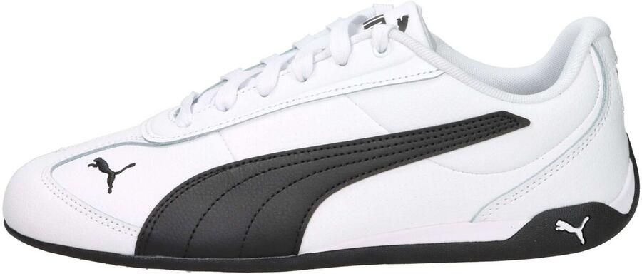 PUMA Replicatch Heren Sneakers Schoenen Leer Wit 405096 - Foto 2