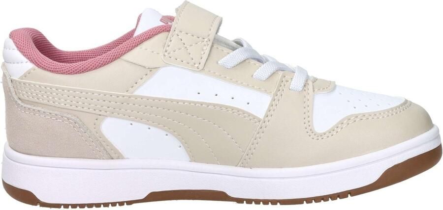 Puma Rebound Slam sneakers met panterprint ecru wit - Foto 11