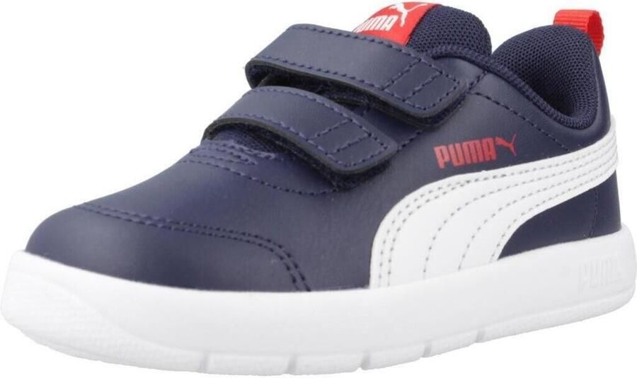 PUMA Courtflex V3 V Schoenen Blauw - Foto 3