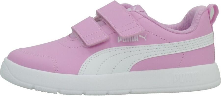PUMA Courtflex V3 V PS Unisex Sneakers Mauve Glow- White - Foto 2