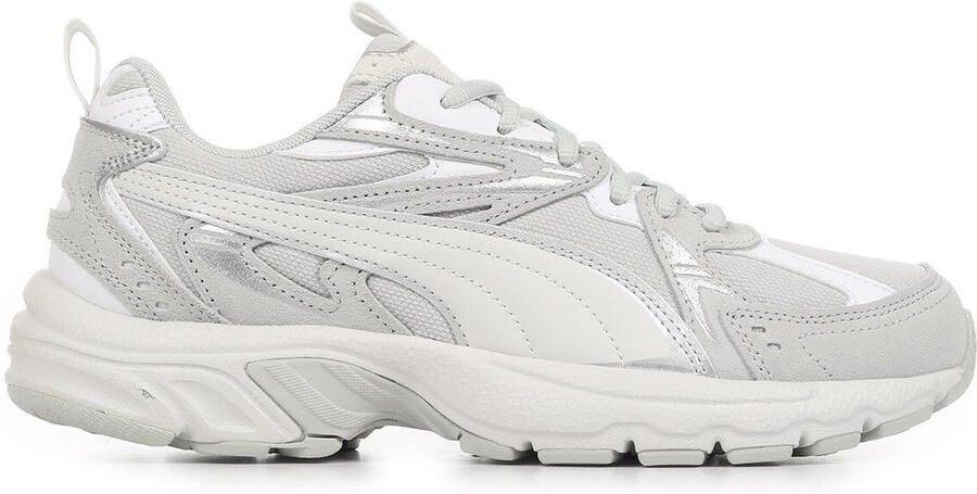 PUMA Milenio Tech Suede Unisex Sneakers Cool Light Gray-Feather Gray- White - Foto 4