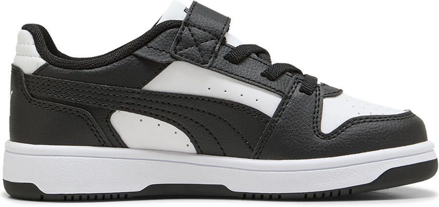 Puma Rebound Slam imitatieleren sneakers wit zwart Imitatieleer