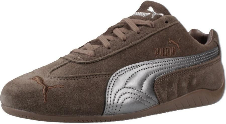 Puma Speedcat Sneakers Dames Bruin Leer