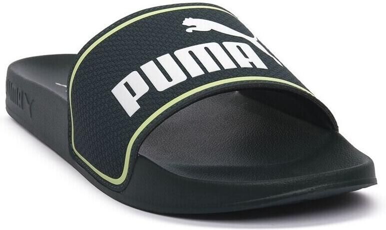 Puma Leadcat 2.0 badslippers zwart wit geel - Foto 2