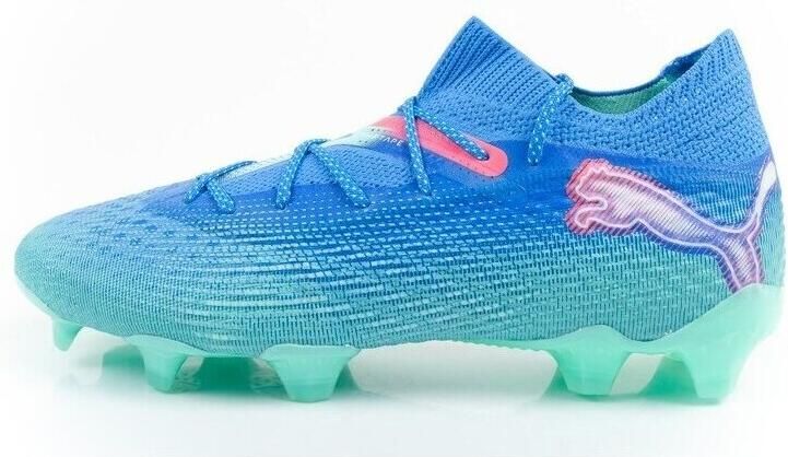 PUMA Future 7 Ultimate Gras Kunstgras Voetbalschoenen (MG) Blauw Turquoise Wit - Foto 5