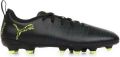 PUMA FUTURE 8 PLAY FG AG Jr Unisex Sportschoenen Black-Fizzy Light-Green Terrain - Lichtzwart/Groen