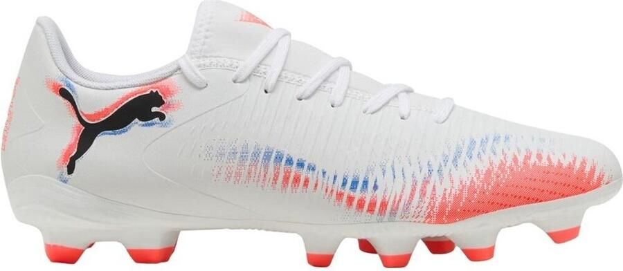 PUMA FUTURE 8 PLAY FG AG Unisex Sportschoenen White- Black-Glowing Red - Foto 3