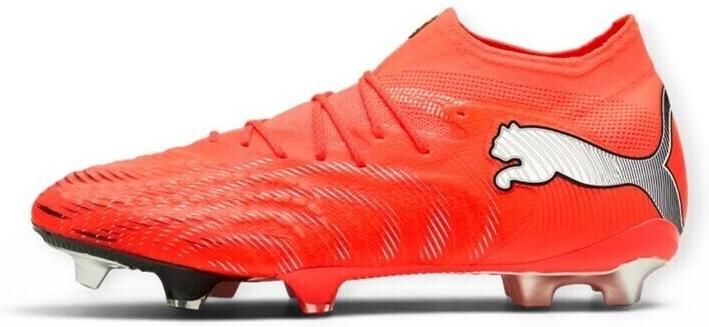 PUMA Future 9 Ultimate Gras Voetbalschoenen (FG) Felrood Zilver Zwart - Foto 4