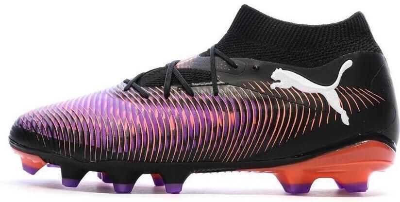 PUMA Future 8 Pro FG AG Voetbalschoenen Black White Glowing Red