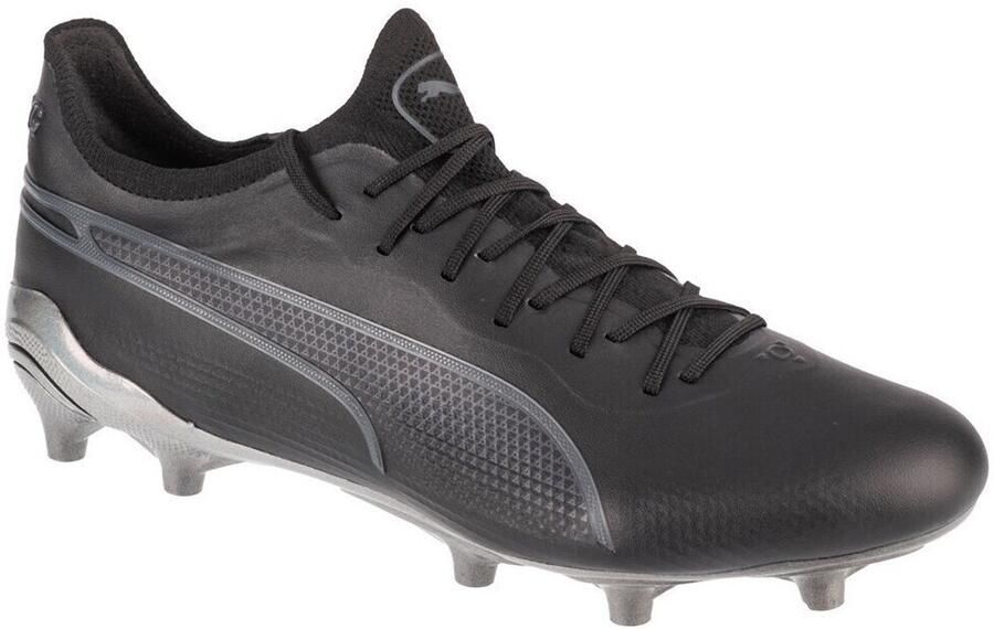 PUMA King Ultimate Gras Kunstgras Voetbalschoenen (MG) Zwart Zilver