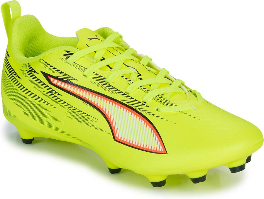 PUMA ULTRA 6 PLAY FG AG Jr Unisex Sportschoenen Yellow Alert- Black-Glowing Red-Lime Squeeze - Foto 4