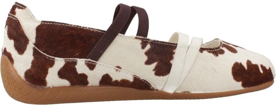PUMA Ballerina met riempjes 'Speedcat' ecru chocoladebruin