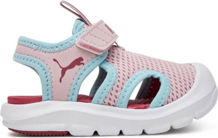 Puma Fun Racer Sandal Mesh V sandalen roze donkerrood lichtblauw - Foto 2