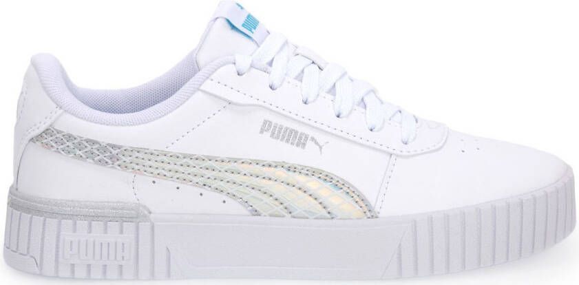 PUMA Carina 2.0 Mermaid kinder sneakers Wit Uitneembare zool - Foto 4