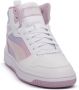 PUMA Rebound V6 Mid Blurry Dreams Jr Sneakers White-Rose Mauve-Cool Weather - Thumbnail 4