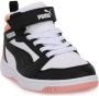 Puma rebound v6 mid sneakers wit roze kinderen - Thumbnail 1