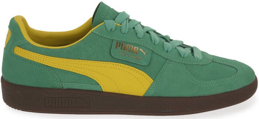 Puma Palermo Jade Frost-Fresh Pear-Gum Groen Suede Lage sneakers Unisex - Foto 5